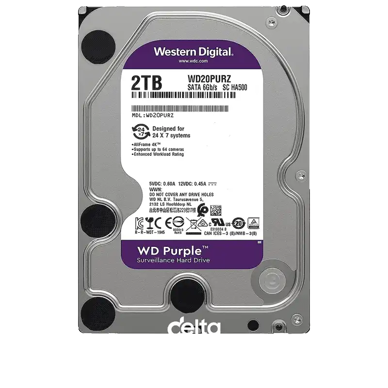 Western Digital 2TB WD Purple HDD